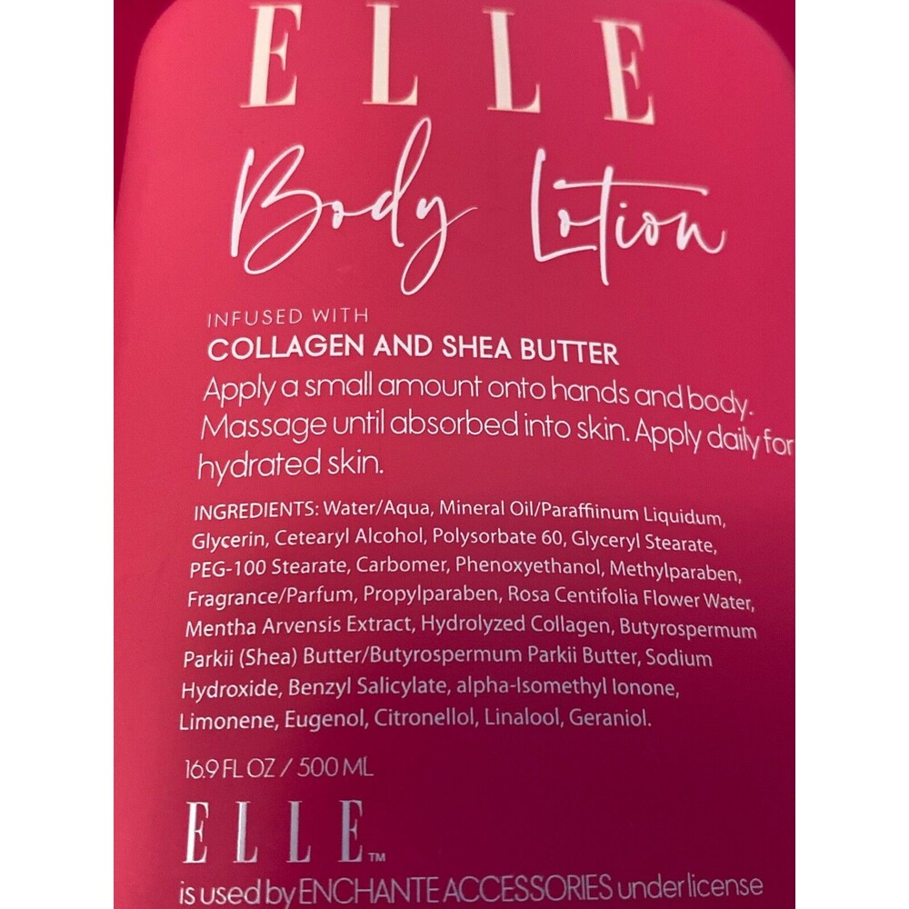 ELLE Coconut & Rose Moisturizing & Soothing Body Lotion 8 fl oz - Picture 2 of 2